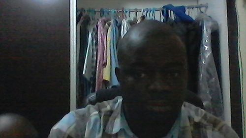 Customer photo review of Casual Sports Patchwork Print Suit