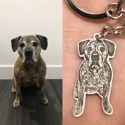 Customer photo review of Silvercut™ Keychain