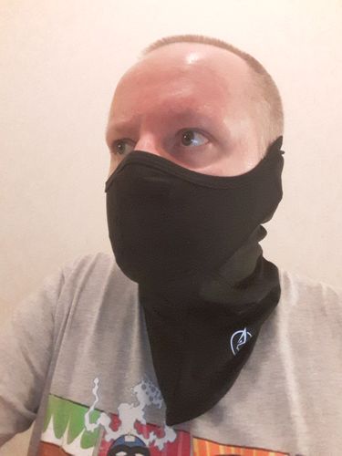 Customer photo review of SUPERHERO Face Mask
