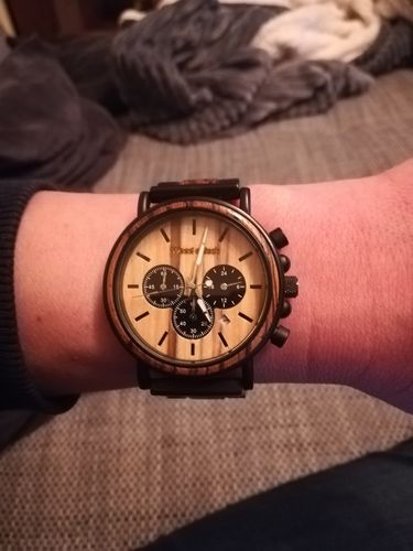 Customer photo review of Wood o'clock - Kastanie