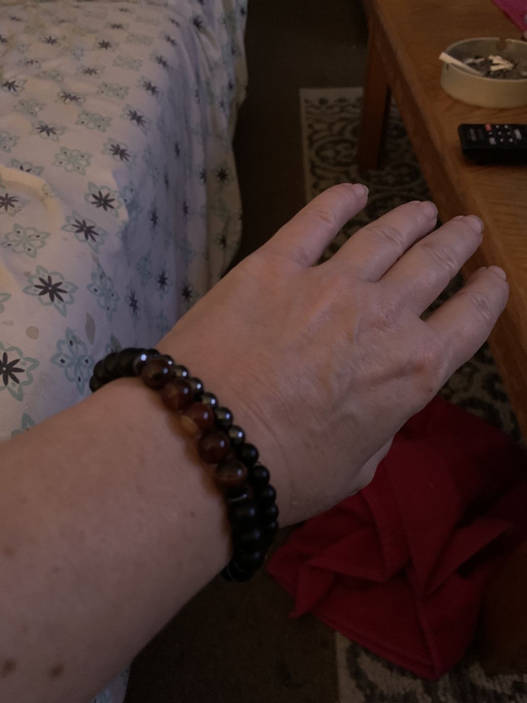 Customer photo review of Balancing Hematite & Agate Bracelet Set