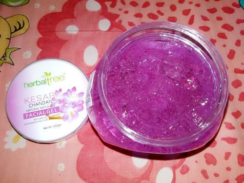 Customer photo review of Herbal Tree Kesar Chandan Gel