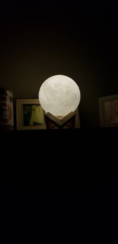 Customer photo review of The Original Moon Lamp™