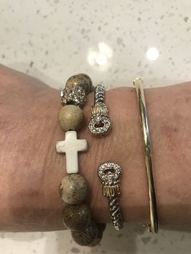 Customer photo review of ' Thou Art With Me ' Bracelets