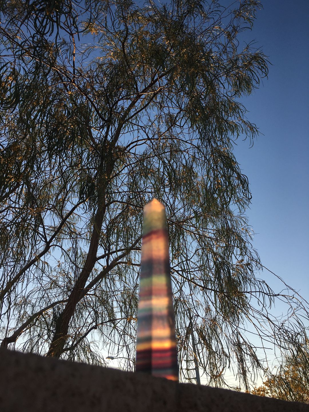 Customer photo review of Rainbow Fluorite Wand