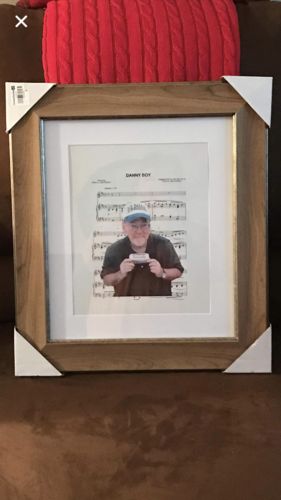 Customer photo review of Custom Wedding Gift / Anniversary Gift Sheet Music Wall Art