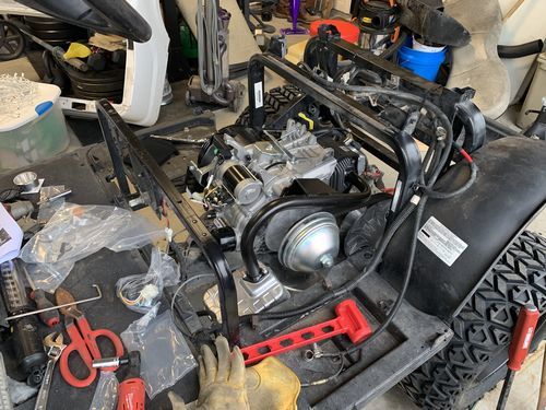 Customer photo review of 625cc 23HP Big Block Engine Upgrade Kit for 2005.5+ Yamaha G22 & G29 Drive