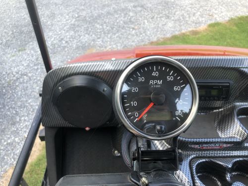 Customer photo review of 85mm Analog Tach for Predator/212/420/670/Clone 0-8000 Tachometer