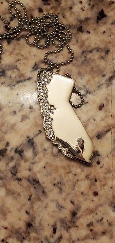 Customer photo review of Silver JF Custom California Limited Edition Pendant