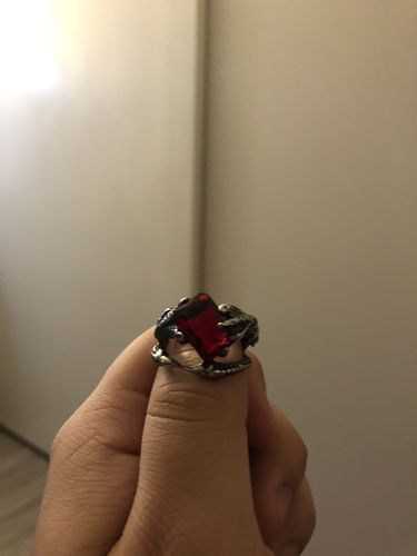 Customer photo review of Dragon Keeper Stone Ring