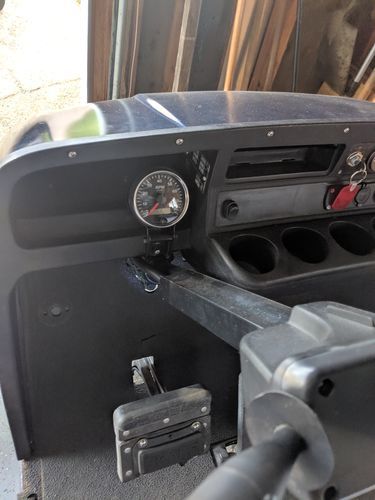 Customer photo review of 85mm Analog Tach for Predator/212/420/670/Clone 0-8000 Tachometer