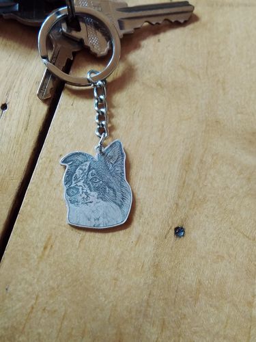 Customer photo review of Silvercut™ Keychain