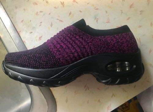 Customer photo review of Super Soft Women's Walking Shoes with Arch Support