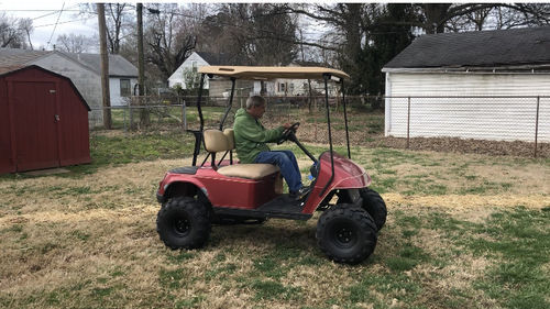 Customer photo review of Predator 22hp Installation Kit for 1994-2008 EZ-GO TXT / Medalist / Workhorse