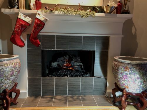 Customer photo review of Napoleon Woodland 24'' Electric Fireplace Log Insert
