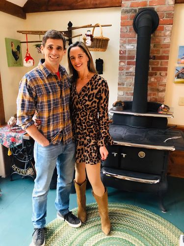 Customer photo review of Vestidos Leopard Ruffle