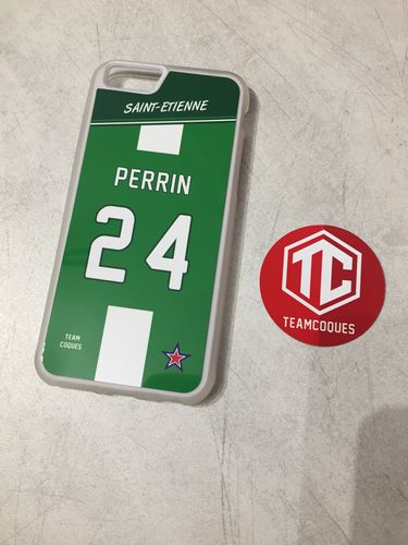 Customer photo review of Coque foot SAINT-ETIENNE ASSE - flocage 100% personnalisable - iPhone smartphone