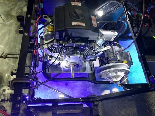 Customer photo review of HF Predator 670cc V-Twin Performance Header for EZGO TXT Conversion