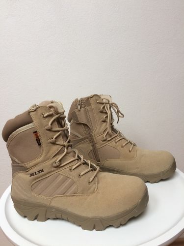 Customer photo review of Military Tactical Leather Waterproof Boots