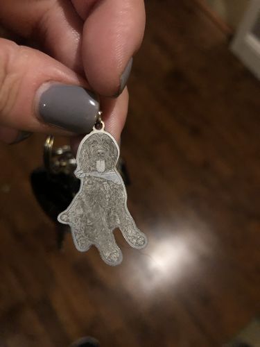 Customer photo review of Silvercut™ Keychain