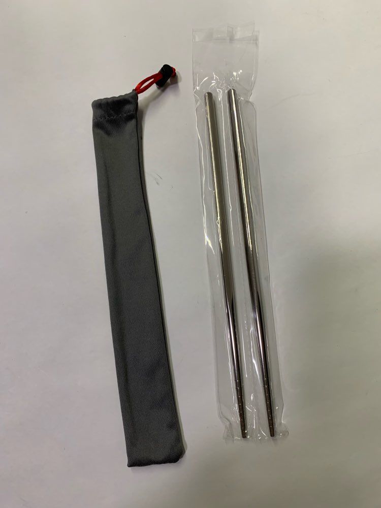 Customer photo review of Valtcan Titanium Chopsticks 9 inch 230 mm