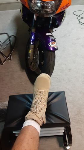 Customer photo review of Military Tactical Leather Waterproof Boots