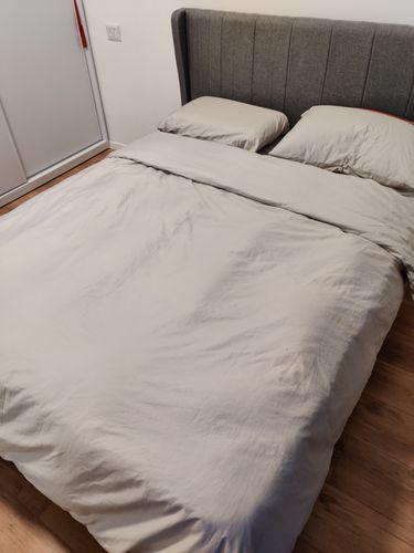 Customer photo review of מצעים מכותנה ארוכת סיבים, צפיפות 500, אריגת סאטן