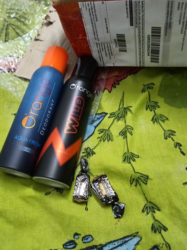 Customer photo review of O'range Aqua Fresh Men's Deodorant