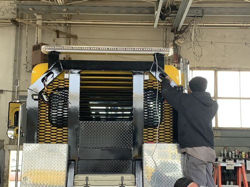 Customer photo review of 62" 120W TIR Emergency Light Bar for Emergency Vehicles, Tow Trucks, Snow Plows