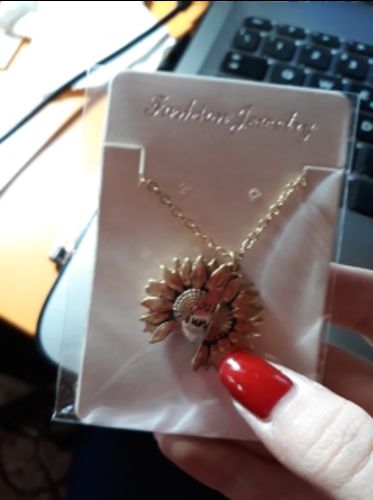 Customer photo review of You Are My Sunshine Ketting