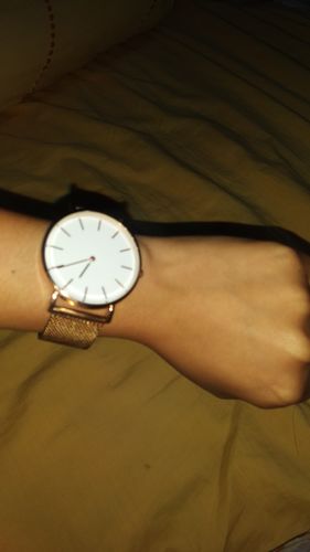 Customer photo review of LINES ROSE-GOLD/WHITE