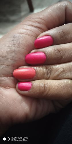 Customer photo review of Beauty People Velvet Matte Nail Polish