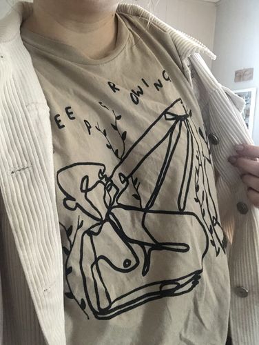 Customer photo review of Keep Growing -- T-Shirt