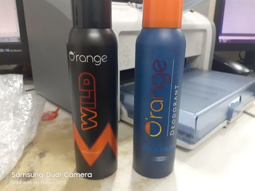 Customer photo review of O'range Aqua Fresh Men's Deodorant