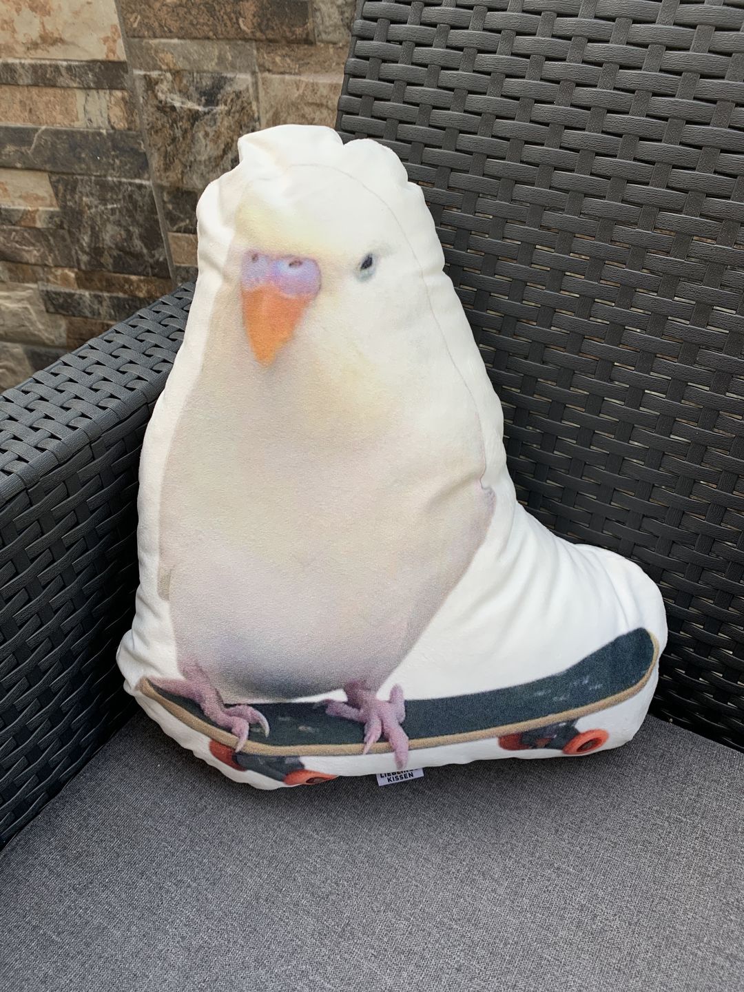 Customer photo review of Individuelles Vogelkissen