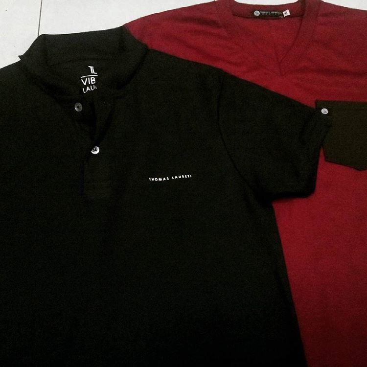 Customer photo review of Men's Thomas Laureti Black Polo Shirt