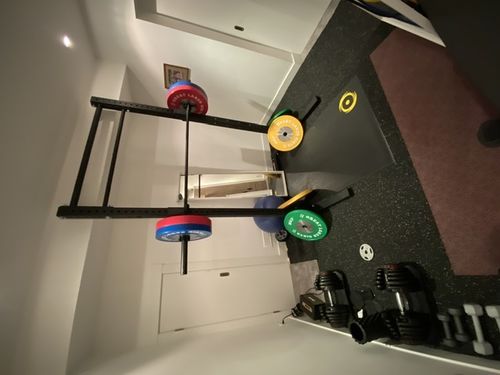 Customer photo review of 160kg set  bumper plate + collar -(Shipping included)