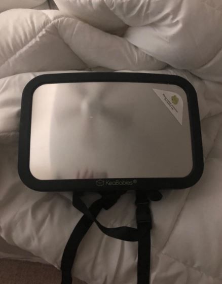 Customer photo review of Baby Car Mirror For Rear Facing Infant Car Seat