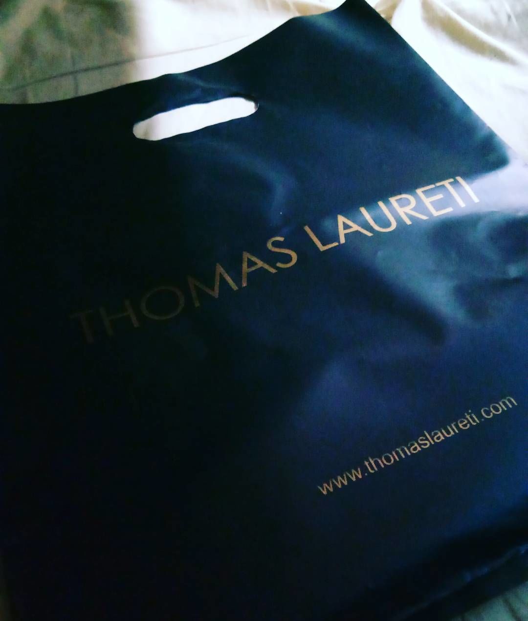 Customer photo review of Men's Thomas Laureti Navy Blue Polo Shirt