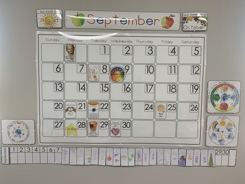Customer photo review of September Silly Celebrations, Calendar Cards