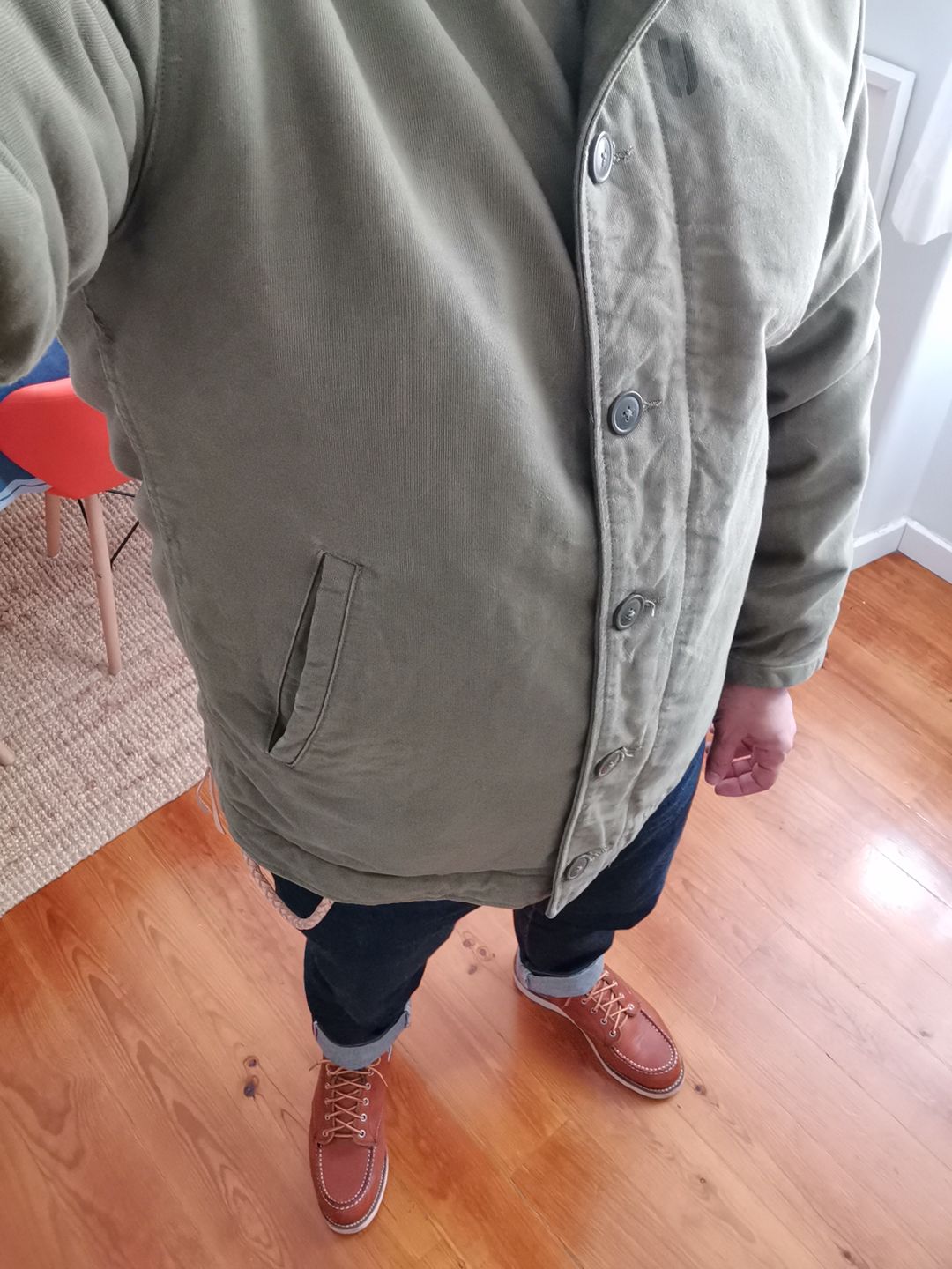 Customer photo review of 1940s US Navy N-1 Deck Jacket - Cost-effective Version