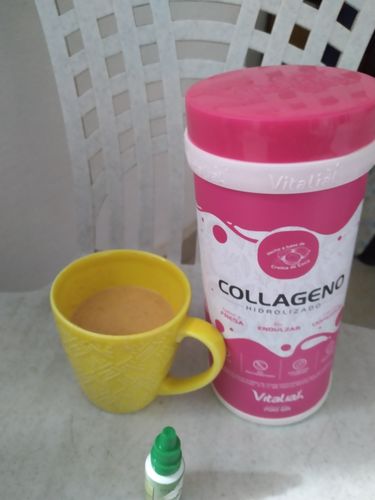 Customer photo review of Promo Batido Colageno Fresa Sin Endulzar con Uva Lioflizada Stevia Gratis