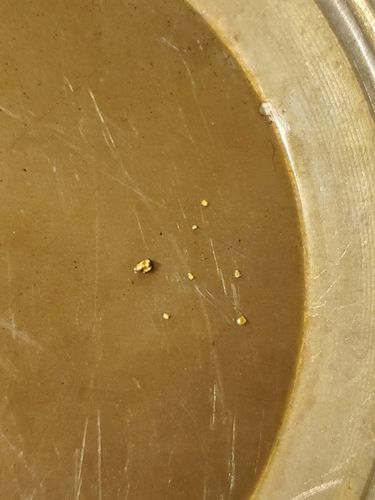 Customer photo review of *New* 2020 NUGGET RESERVE 'CLUNKER' Gold Paydirt Panning Unsearched