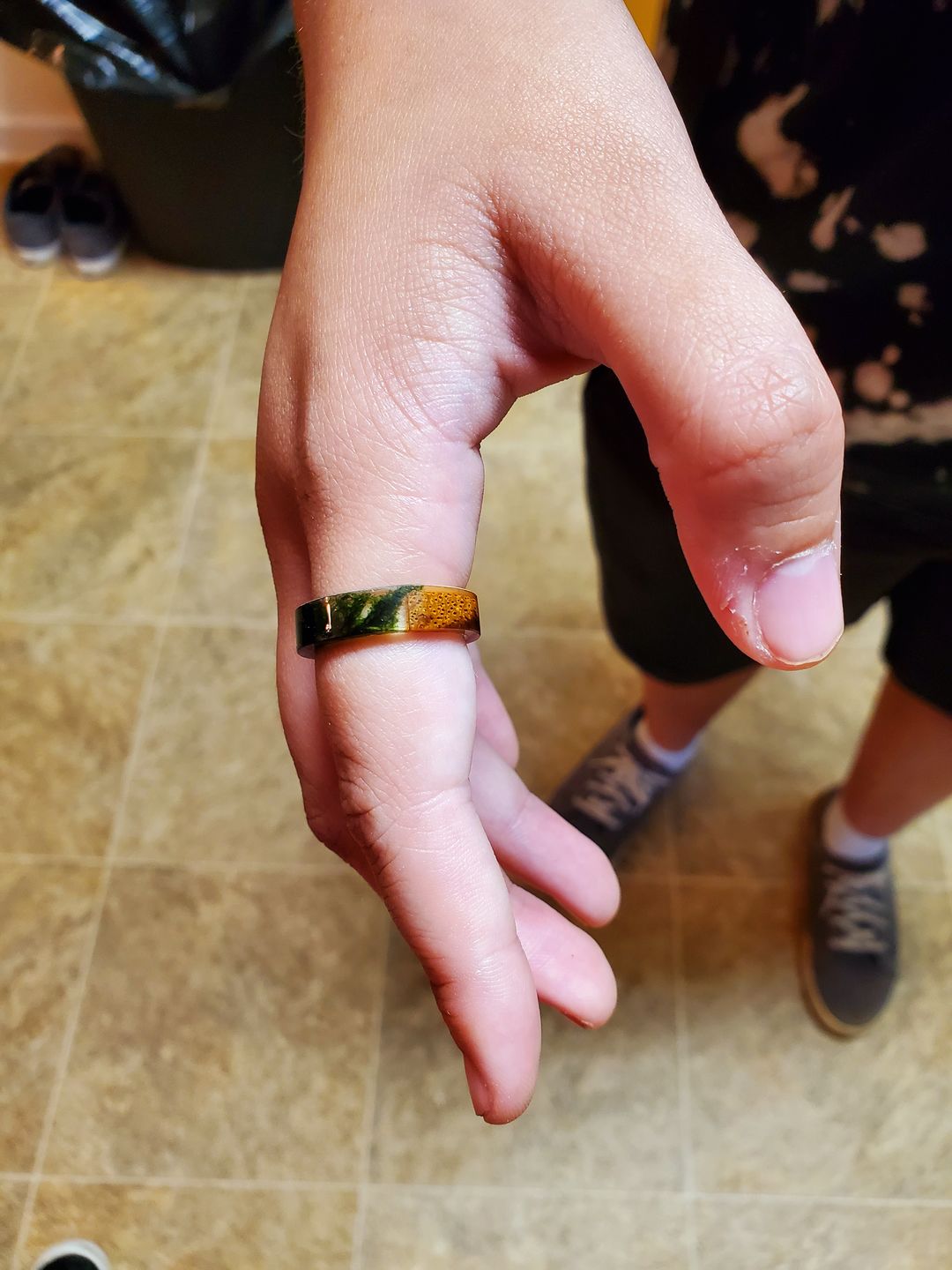 Customer photo review of Forest Soul Resin Ring