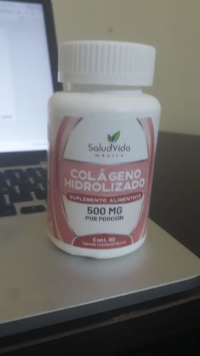 Customer photo review of Colágeno Hidrolizado 500mg 60 cápsulas