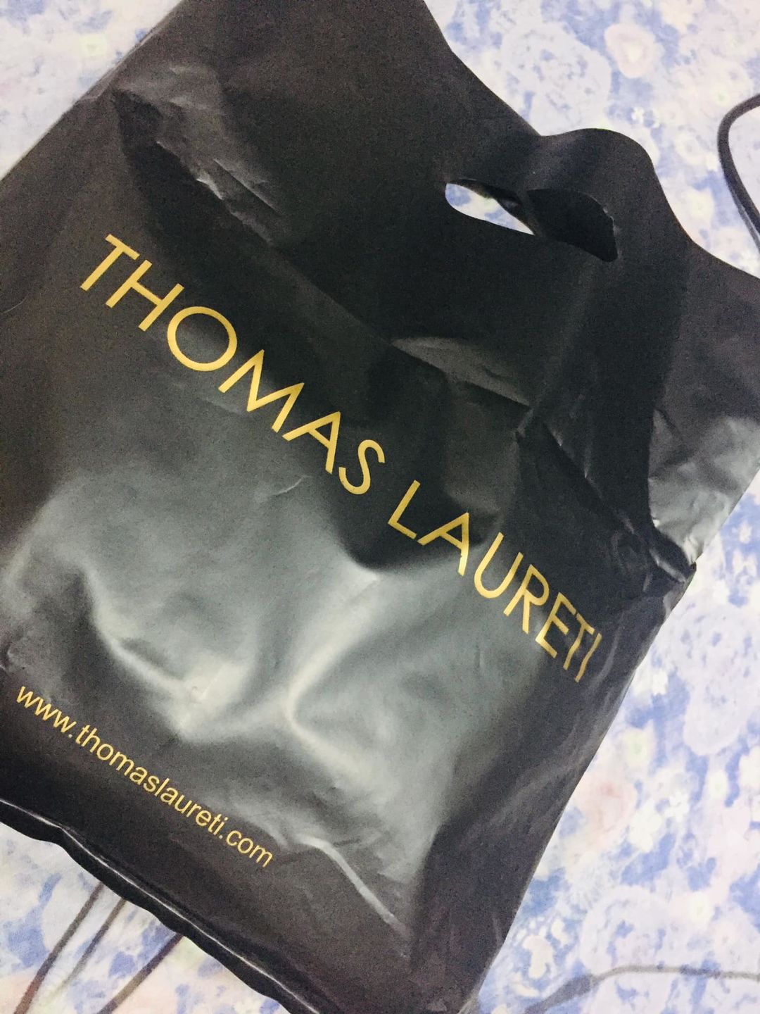 Customer photo review of Men's Thomas Laureti Navy Blue Polo Shirt