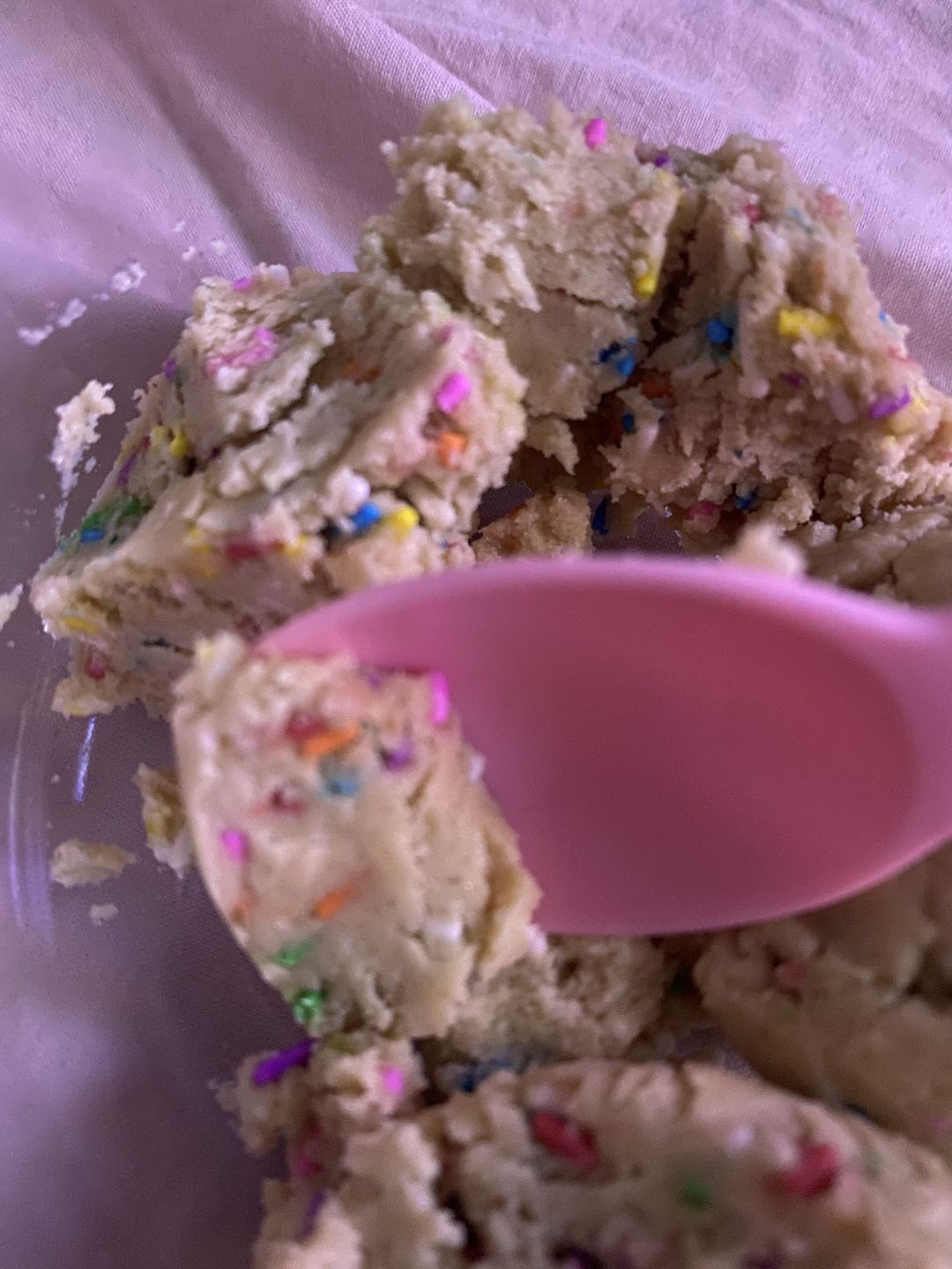 Customer photo review of Funfetti Cookie Dough