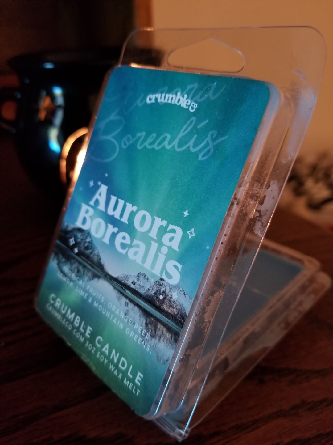 Customer photo review of Aurora Borealis Wax Melts