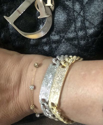Customer photo review of BADDIE CUBAN BRACELET