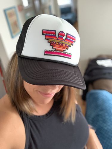 Customer photo review of Huelga Zarape Trucker Hat